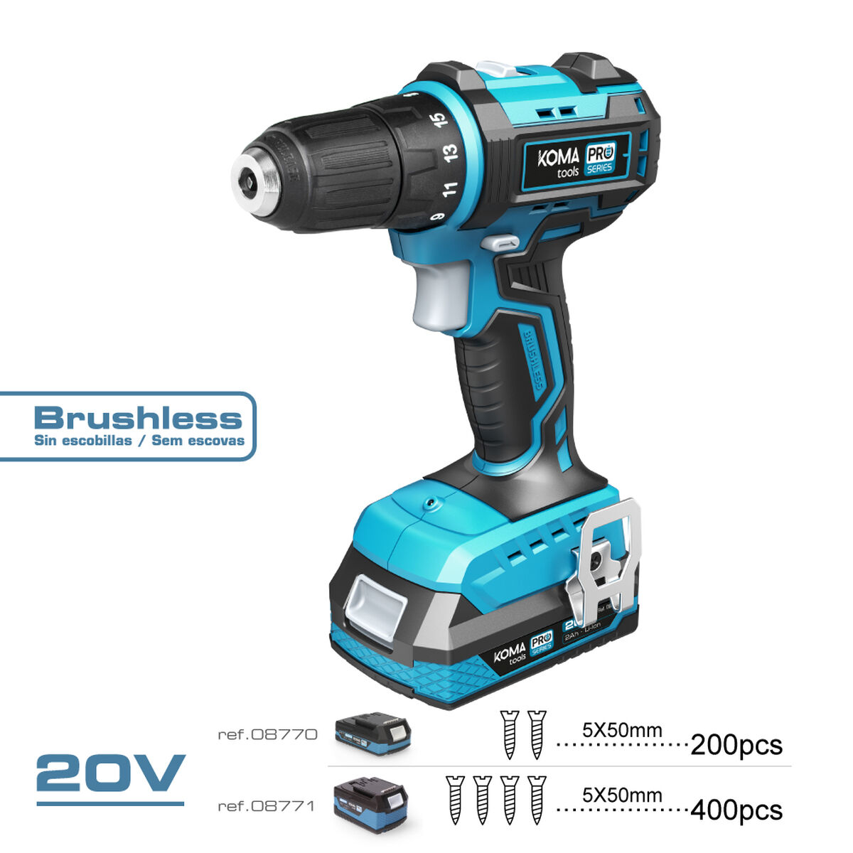 Bušilica odvijač Koma Tools Pro Series
